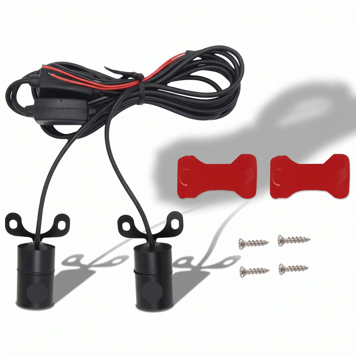 Angel wing light projector kit for motorcycles